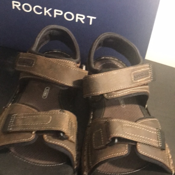 Rockport, Men's Size 10.5 Darwyn Quarter Strap Sandals - Picture 3 of 7
